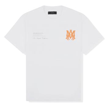 推荐Amiri Military Specs Stencil White T Shirt商品