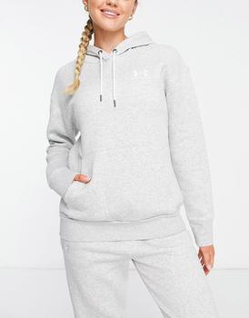 Under Armour | Under Armour Essential fleece hoodie in grey商品图片,