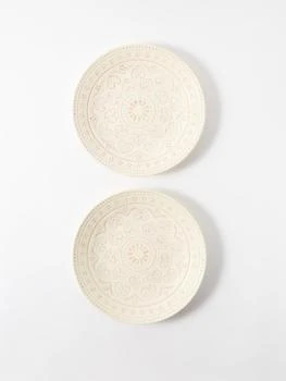 Sensi Studio | Set of two Heart ceramic dinner plates,商家MATCHES,价格¥904
