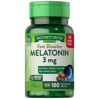 商品Melatonin 3 mg Berry,商家Walgreens,价格¥74图片