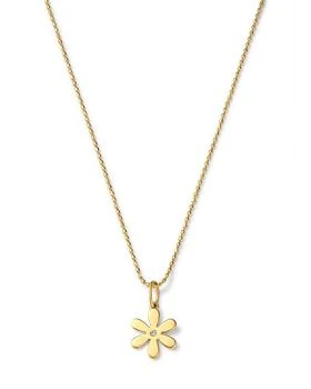 Sydney Evan | 14K Yellow Gold Diamond Accent Daisy Pendant Necklace, 18",商家Bloomingdale's,价格¥3880