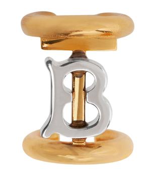 推荐Gold-Plated and Palladium TB Monogram Ear Cuff商品