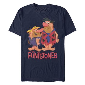 FIFTH SUN | Men's The Flintstones Textured Barney Fred Short Sleeve T-shirt商品图片,独家减免邮费