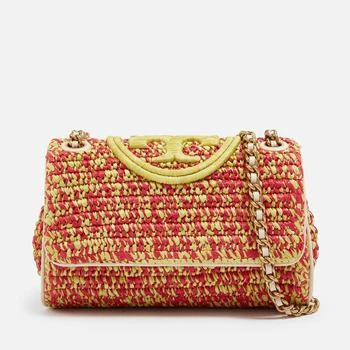 推荐Tory Burch Small Fleming Rattan Shoulder Bag商品