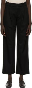 vince毛衣, Vince | Black Wool Pleat Wide Trousers商品图片 2折
