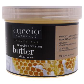 商品Luxury Spa Non-Oily Hydrating Butter - Milk and Honey by Cuccio Naturale for Unisex - 26 oz Body Butter图片