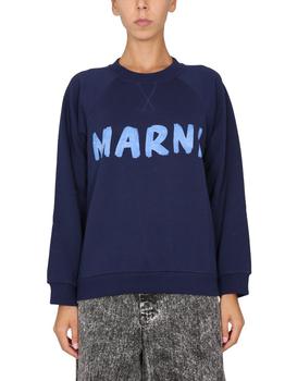 Marni | Marni Logo Printed Crewneck Sweatshirt商品图片,6.4折