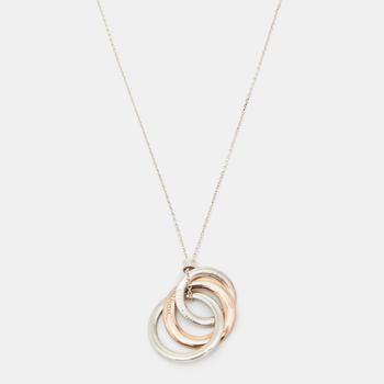 [二手商品] Tiffany & Co. | Tiffany & Co. 1837 Interlocking Circles Rubedo  Sterling Silver Pendant Necklace商品图片,9.2折, 满1件减$100, 满减