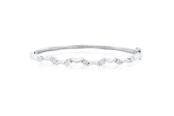 Diana M. | 14 kt white gold bangle bracelet,商家Premium Outlets,价格¥8227