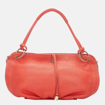 celine腋下包好不好, [二手商品] Celine | Celine Red Medium Bittersweet Leather Shoulder Bag商品图片 2.4折