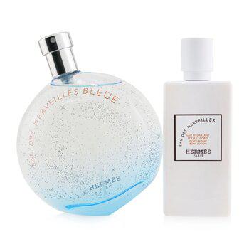 推荐Hermes Eau Des Merveilles Bleue Eau De Toilette Gift Set商品