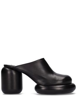 Jil Sander | 95mm Leather Platform Mules商品图片,额外6折, 额外六折