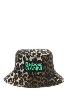Barbour | Barbour x ganni waxed leopard bucket hat 6.6折