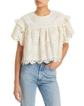 Farm Rio | Eyelet Blouse,商家Bloomingdale's,价格¥382
