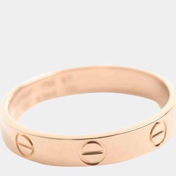 美国卡地亚戒指, [二手商品] Cartier | Cartier Love Wedding Band 18K Rose Gold Ring EU 57商品图片 9.7折