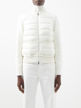 moncler, Moncler | Knitted-sleeve quilted down jacket商品图片 