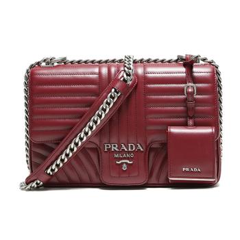 推荐Prada 普拉达 女士红色牛皮挎包 1BD135-2D91-F0YOM商品