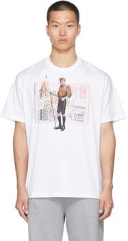 男装burberry t恤, Burberry | 白色 Donovan T 恤商品图片 