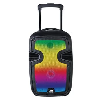 Portable 12" Bluetooth Blaze Party Speaker with Full Glow Disco Lights