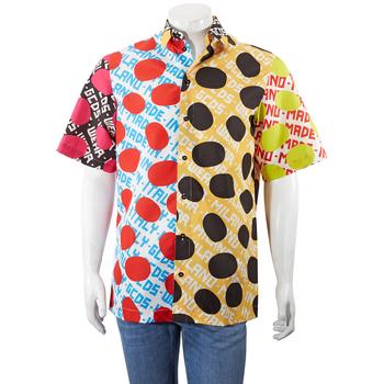推荐GCDS Polka Dot Mix Shirt, Size Small商品