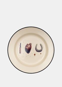 商品SELETTI | Seletti Toiletpaper 'I LOVE YOU' Enamel Plate,商家NOBLEMARS,价格¥219图片