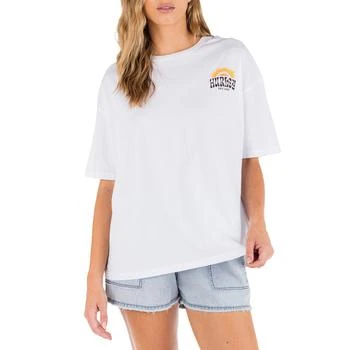 推荐Juniors' Desert Point Graphic Cotton Boyfriend T-Shirt商品