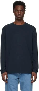 Nanamica | Navy Crewneck Long Sleeve T-Shirt 6.8折