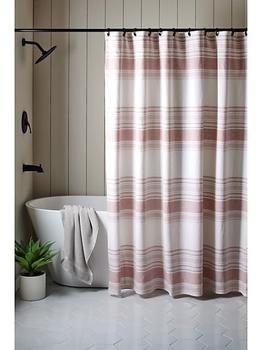 商品Tuscan Stripe Shower Curtain图片