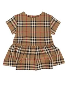 Burberry | Burberry Kids Check Pattern Bloomer Dress 7.6折起