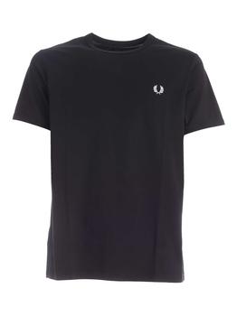 男装fred perry, Fred Perry | Fred Perry Men's Black Cotton T-Shirt商品图片 