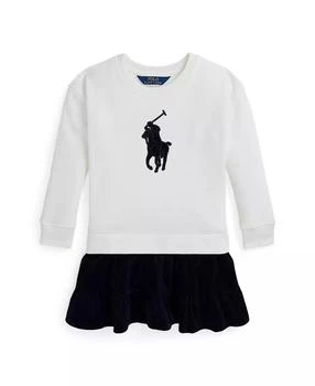 Ralph Lauren | Toddler And Little Girls Big Pony Corduroy Skirt Fleece Dress,商家Macy's,价格¥430