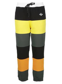 紧身裤男, Burberry | Mens Canary Yellow Lyford Colour Block Cotton Sweatpants商品图片 6.9折