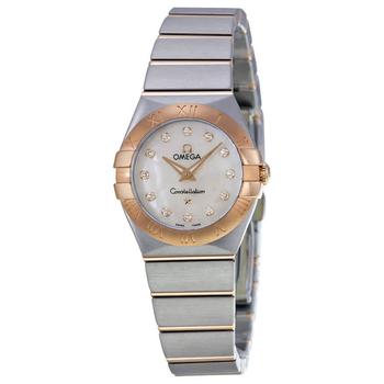 欧米茄星座怎么样, Omega | Constellation Diamond Mother of Pearl Dial Ladies Watch 123.20.24.60.55.001商品图片 7.4折