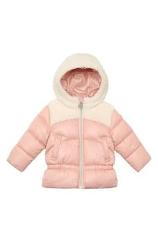 Michael Kors | Kids' Faux Shearling Trim Puffer Jacket,商家Nordstrom Rack,价格¥253