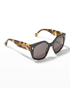 芬迪太阳镜代购, Fendi | Acetate Butterfly Sunglasses商品图片 