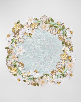 商品Kim Seybert | Gardenia Beaded Placemat,商家Neiman Marcus,价格¥1463图片