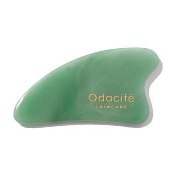 商品Odacite | Crystal Contour Gua Sha Green Aventurine Beauty Tool,商家bluemercury,价格¥326图片