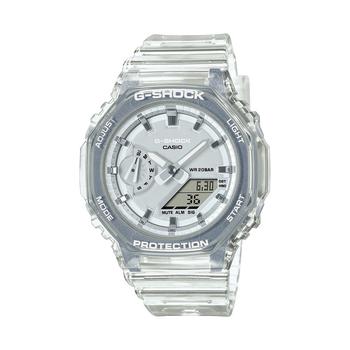 G-Shock | Unisex White Skeleton Resin Strap Watch 40.4mm GMAS2100SK7A商品图片,