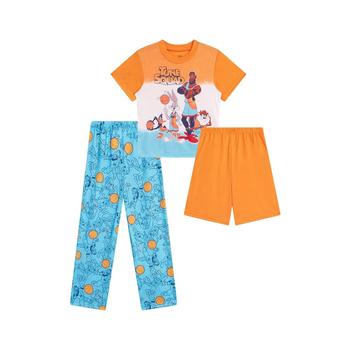 商品Little Boys Space Jam Pajama Set, Pack of 3图片