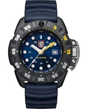 Luminox | Luminox Scott Cassell Deep Dive Blue Dial Rubber Strap Men's Watch XS.1553,商家WatchMaxx,价格¥1854