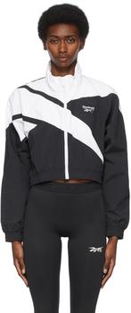 Reebok | Black & White Cropped Vector Track Jacket商品图片,5.9折