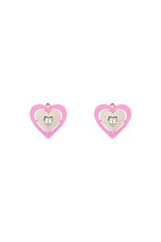 Saf Safu | Saf safu 'pink neon heart' clip-on earrings,商家SEYMAYKA,价格¥1105