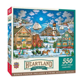商品MasterPieces Puzzles | 550 Piece Jigsaw Puzzle For Adults, Family, Or Kids - Guiding Light - 18"x24",商家Macy's,价格¥144图片