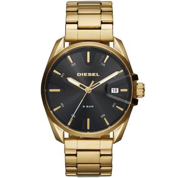 diesel手表评价, Diesel | Men's MS9 Gold-Tone Stainless Steel Bracelet Watch 44mm商品图片 