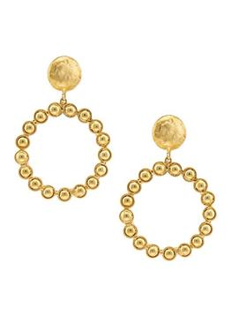 商品Happy Bo 22K-Gold-Plated Earrings图片