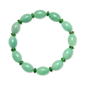 商品Macy's | Jade & Chrome Diopside (2-7/8 ct. t.w.) Stretch Bracelet,商家Macy's,价格¥1014图片