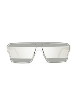 墨镜fendi是什么牌子, Fendi | Fendi Fragment 142MM Shield Sunglasses商品图片 