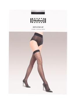 商品Wolford | Sheer Dots Stay-up Thigh Highs,商家LUISAVIAROMA,价格¥302图片