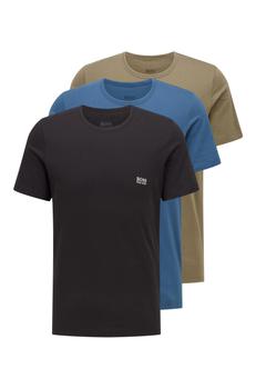 Hugo Boss | BOSS - 3-Pack Of Boxed Regular-Fit Cotton T-Shirts in Seasonal Colours 50325887 974商品图片,