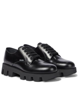 Prada | Leather Derby shoes商品图片,